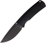 Petrified Fish Beluga Blackout G10 Bohler N690 Fixed Blade Knife w/ Sheath P01FDW