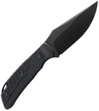 Petrified Fish Barracuda Black G10 Bohler N690 Fixed Blade Knife KP16DDW