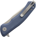 Petrified Fish PFP17 Warrior V2 Linerlock Slate Blue G10 Folding Bohler N690 Knife P17GBS