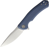 Petrified Fish PFP17 Warrior V2 Linerlock Slate Blue G10 Folding Bohler N690 Knife P17GBS