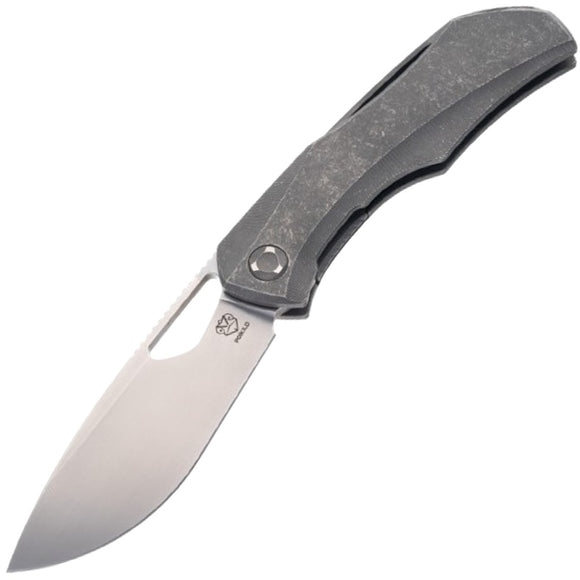 CRKT Crawford Kasper Folding Desert Tan Knife - Black Blade Half