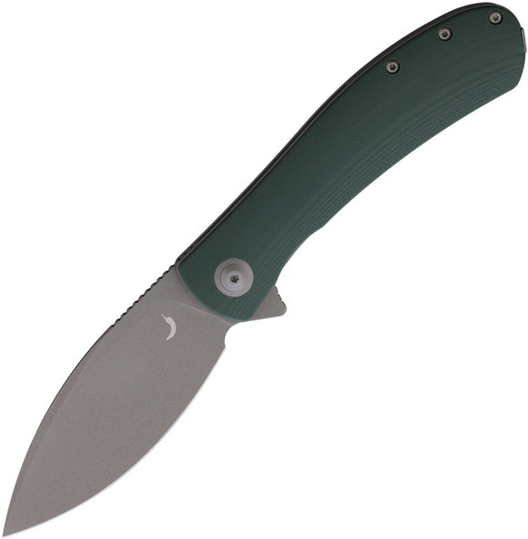 Trollsky Mandu XL Linerlock Green G10 Folding D2 Steel Pocket Knife M007XL