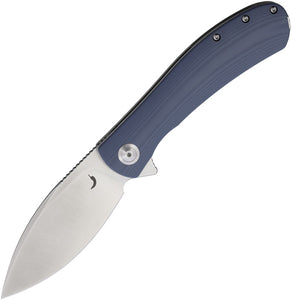 Trollsky Mandu XL Linerlock Blue-Gray G10 Folding MagnaCut Pocket Knife M018XL