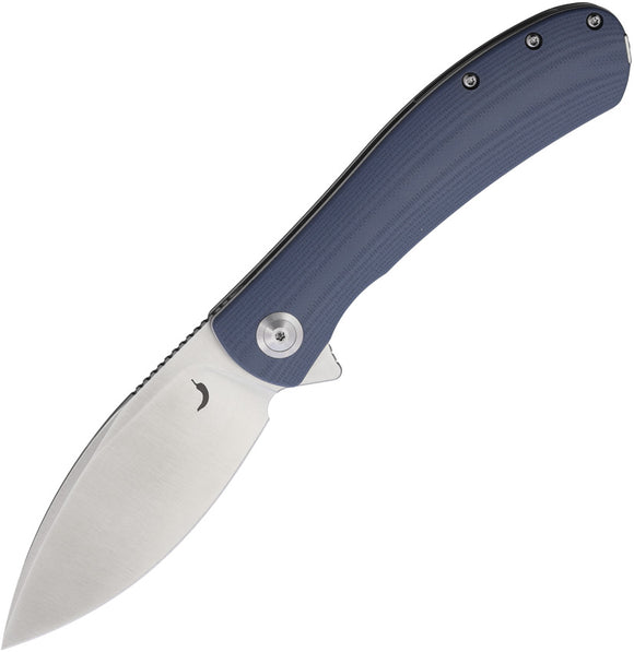 Trollsky Mandu XL Linerlock Blue-Gray G10 Folding MagnaCut Pocket Knife M018XL