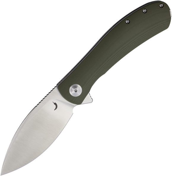 Trollsky Mandu XL Linerlock OD Green G10 Folding MagnaCut Pocket Knife M019XL