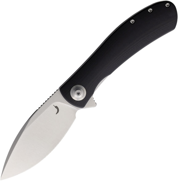 Trollsky Mandu Evo Linerlock Black G10 Folding 14C28N Sandvik Pocket Knife ME002