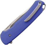 MK Knives & Tools Humbler Skyline Linerlock Blue G10 Folding MagnaCut Pocket Knife KBP002