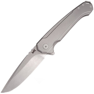 MK Knives & Tools Ingeni Urban Gray Titanium Folding S90V Pocket Knife FP001