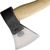 Prandi German Style Hatchet Birch Wood 14" Carbon Steel Axe 0306TH