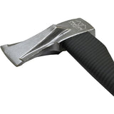 Prandi Black & Grey 31.5" Carbon Steel Axe with Splitting Wedge 1620E