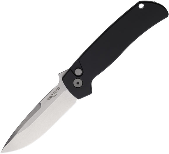 Pro Tech Automatic Terzuola ATCF Knife Black Aluminum 154CM Drop Pt Blade BT2601BLK