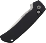 Pro Tech Automatic Terzuola ATCF Knife Black Aluminum 154CM Drop Pt Blade BT2601BLK