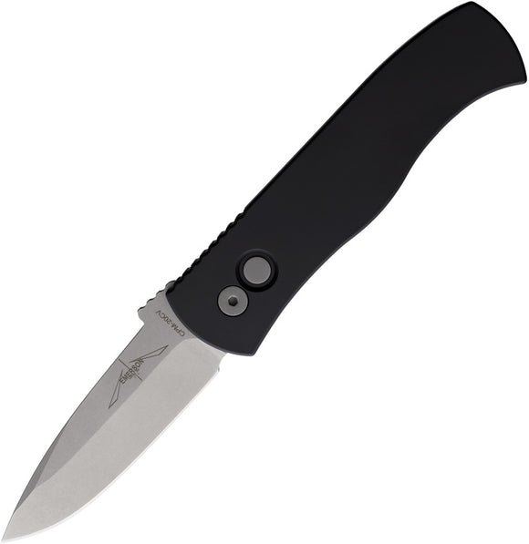 Pro Tech Automatic Emerson CQC7 Knife Button Lock Black Aluminum 20CV Blade E7A0120CV