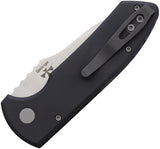 Pro Tech Automatic SBR Knife Button Lock Black Aluminum S35VN Blade LG401