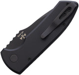 Pro Tech Automatic SBR Knife Button Lock Black Aluminum S35VN Blade LG407