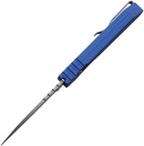 Pro Tech Automatic Strider PT+ Knife Button Lock Blue Aluminum MagnaCut Blade PT201BL