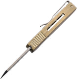 Pro Tech Automatic Runt 5 Knife Button Lock Bronze Aluminum MagnaCut Blade R5410