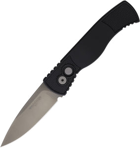 Pro Tech Automatic Tactical Response 2 Knife Black Aluminum MagnaCut Blade T221