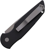 Pro Tech Automatic TR3 Tactical Response 3 Knife Black Aluminum 154CM Blade T3101