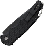 Pro Tech Automatic TR-4 Tactical Response 4 Button Lock Knife Black Aluminum MagnaMax Blade T4106
