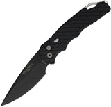 Pro Tech Automatic TR-4 Tactical Response 4 Button Lock Knife Black Aluminum MagnaMax Blade T4106