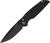 Pro Tech Automatic TR3 Knife Button Lock Black Aluminum CPM-MagnaCut Blade TR3BTMC