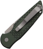 Pro Tech Automatic Tactical Response 3 Knife Button Lock Green Aluminum 154CM Knife TR3X1SWGR