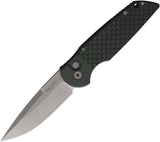 Pro Tech Automatic Tactical Response 3 Knife Button Lock Green Aluminum 154CM Knife TR3X1SWGR