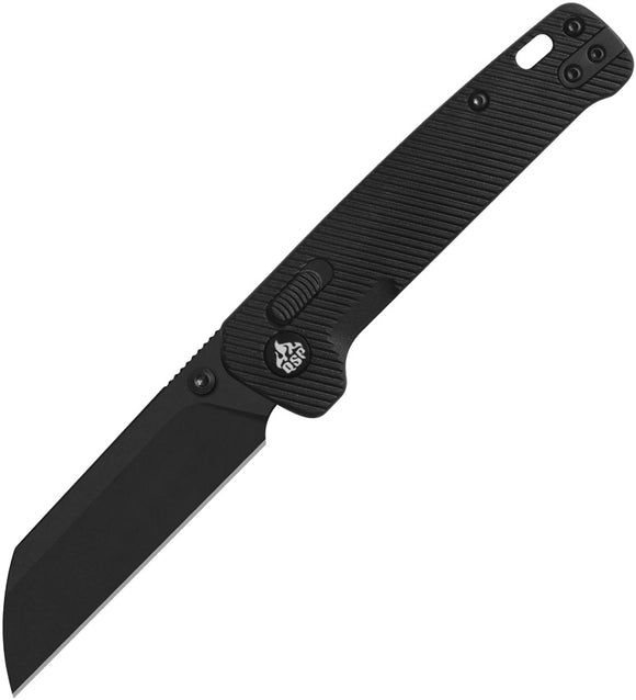 QSP Knife Penguin Glyde Lock Blackout FRN Folding 14C28N Pocket Knife 130GLA2