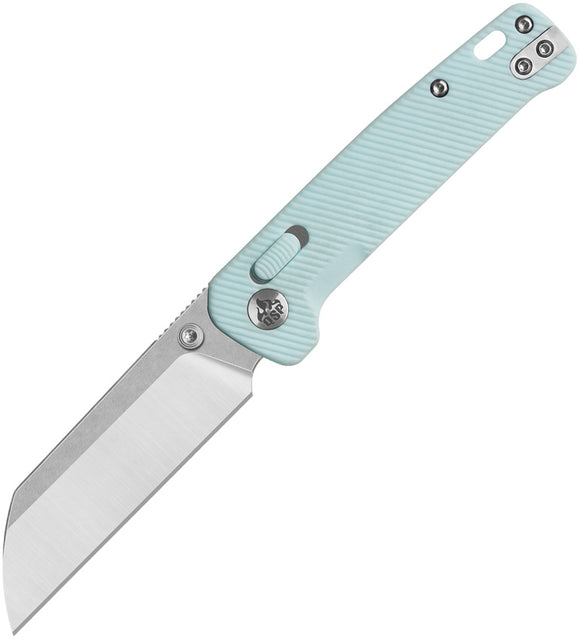 QSP Knife Penguin Glyde Lock Ice Cream Blue FRN Folding 14C28N Pocket Knife 130GLD1