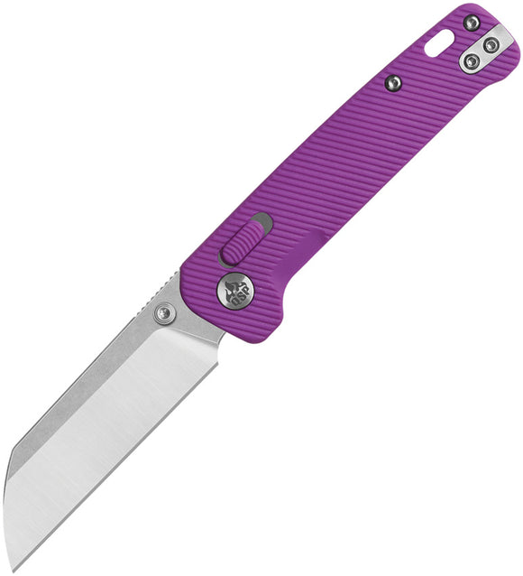 QSP Knife Penguin Glyde Lock Purple FRN Folding 14C28N Pocket Knife 130GLE1