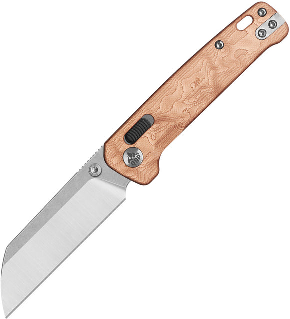 QSP Knife Penguin Glyde Copper Foil G10 Folding 14C28N Pocket Knife 130GLF1