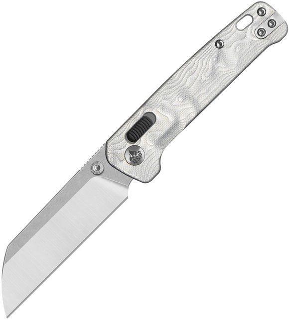QSP Knife Penguin Glyde Aluminum Foil G10 Folding 14C28N Pocket Knife 130GLG1