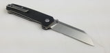 QSP Knives Penguin Black Micarta Handle D2 Steel Linerlock Folding Knife 130I