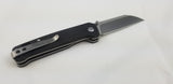 QSP Knives Penguin Black Micarta Handle D2 Steel Linerlock Folding Knife 130I