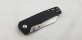 QSP Knives Penguin Black Micarta Handle D2 Steel Linerlock Folding Knife 130I