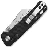 QSP Knife Penguin Workmate Glyde Lock Black FRN Folding Utility Pocket Knife 130UTA