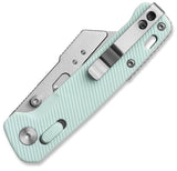 QSP Knife Penguin Workmate Glyde Lock Blue FRN Folding Utility Pocket Knife 130UTD