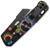 QSP Knife Penguin Workmate Glyde Lock Record FRN Folding Utility Pocket Knife 130UTREC
