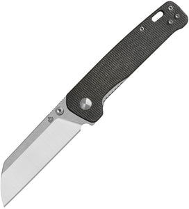 QSP Knife Penguin V2 Linerlock Dark Brown Micarta Folding D2 Steel Pocket Knife 130V2A1