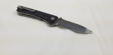 QSP Knives Hawk Carbon Fiber Handle Damascus Steel Folding Knife 131A