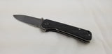 QSP Knives Hawk Carbon Fiber Handle Damascus Steel Folding Knife 131A