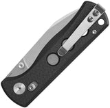 QSP Knife Canary Glyde Lock Black G10 Folding 14C28N Pocket Knife 150GLA1