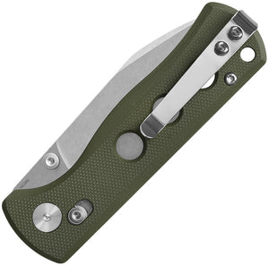 QSP Knife Canary Glyde Lock OD Green G10 Folding 14C28N Pocket Knife 150GLB1