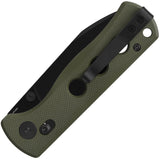 QSP Knife Canary Glyde Lock OD Green G10 Folding Black 14C28N Pocket Knife 150GLB2