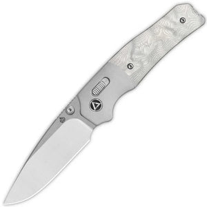 QSP Knife Vault Glyde Lock Aluminum Foil G10 Folding 14C28N Pocket Knife 157E1