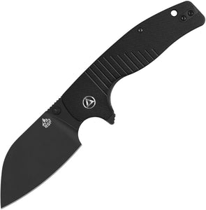 QSP Knife Chefmaster Linerlock Blackout G10 Folding 14C28N Pocket Knife 163A2