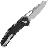 QSP Knife Emu Glyde Lock Black G10 Folding 14C28N Pocket Knife 164C1