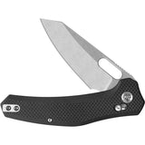 QSP Knife Emu Glyde Lock Black G10 Folding 14C28N Pocket Knife 164C1