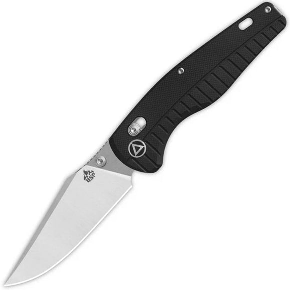 QSP Knife Reptile Glyde Lock Black G10 Folding 14C28N Pocket Knife 165C1